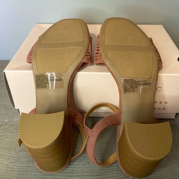 LC Lauren Conrad Mauve Kingbird Women's Heeled Sandals Size 10 - Picture 4 of 6